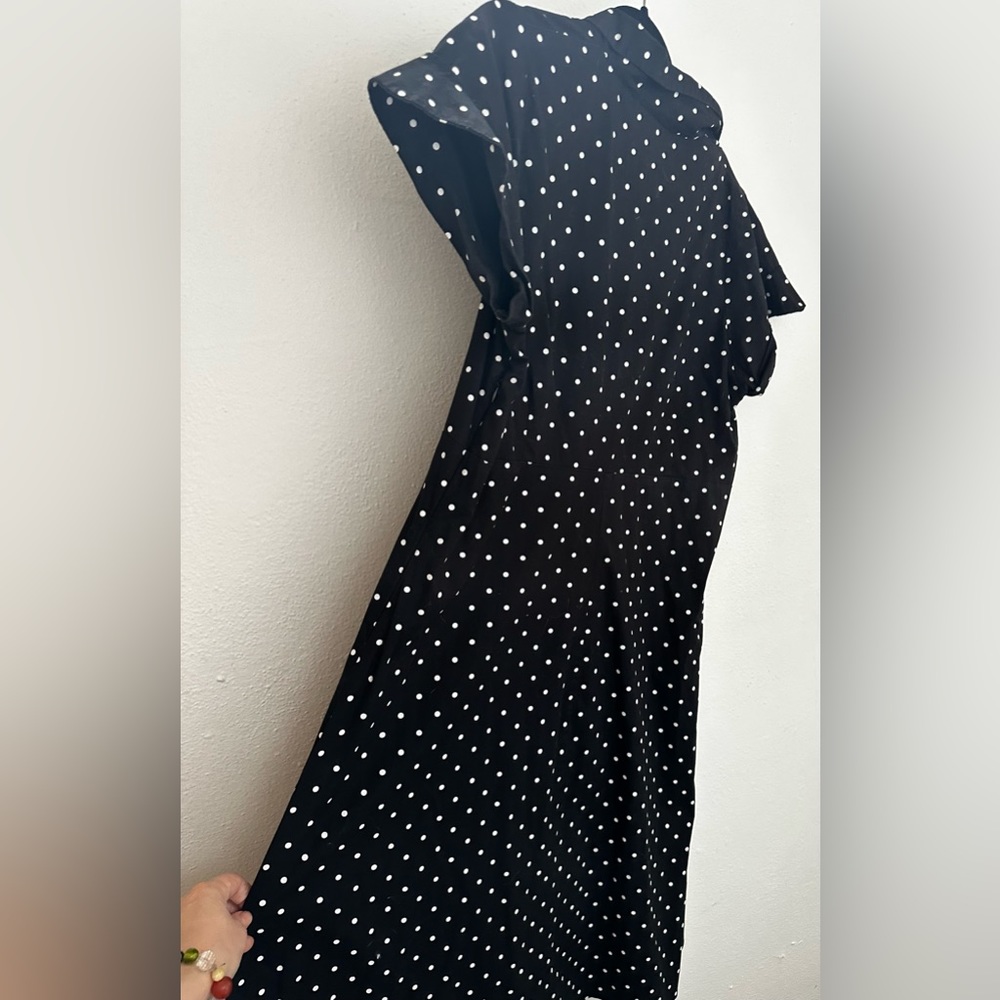 Vintage Torrid size 14 Black with with Polka Dots Dress